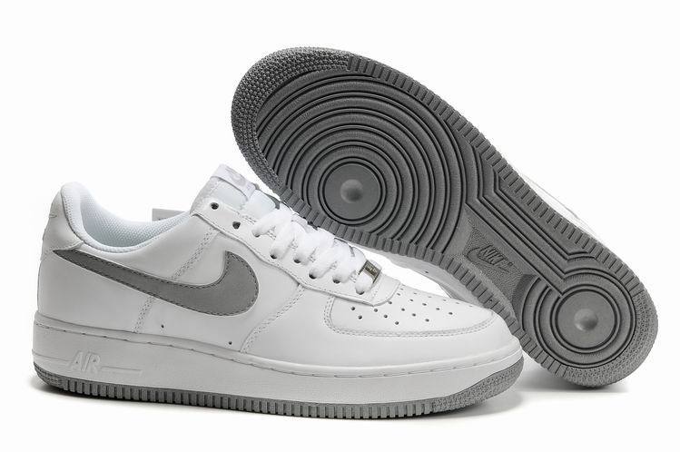 nike air force one femme grise